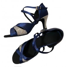 GRACE NAVY BLUE - 2.5 INCH HEEL